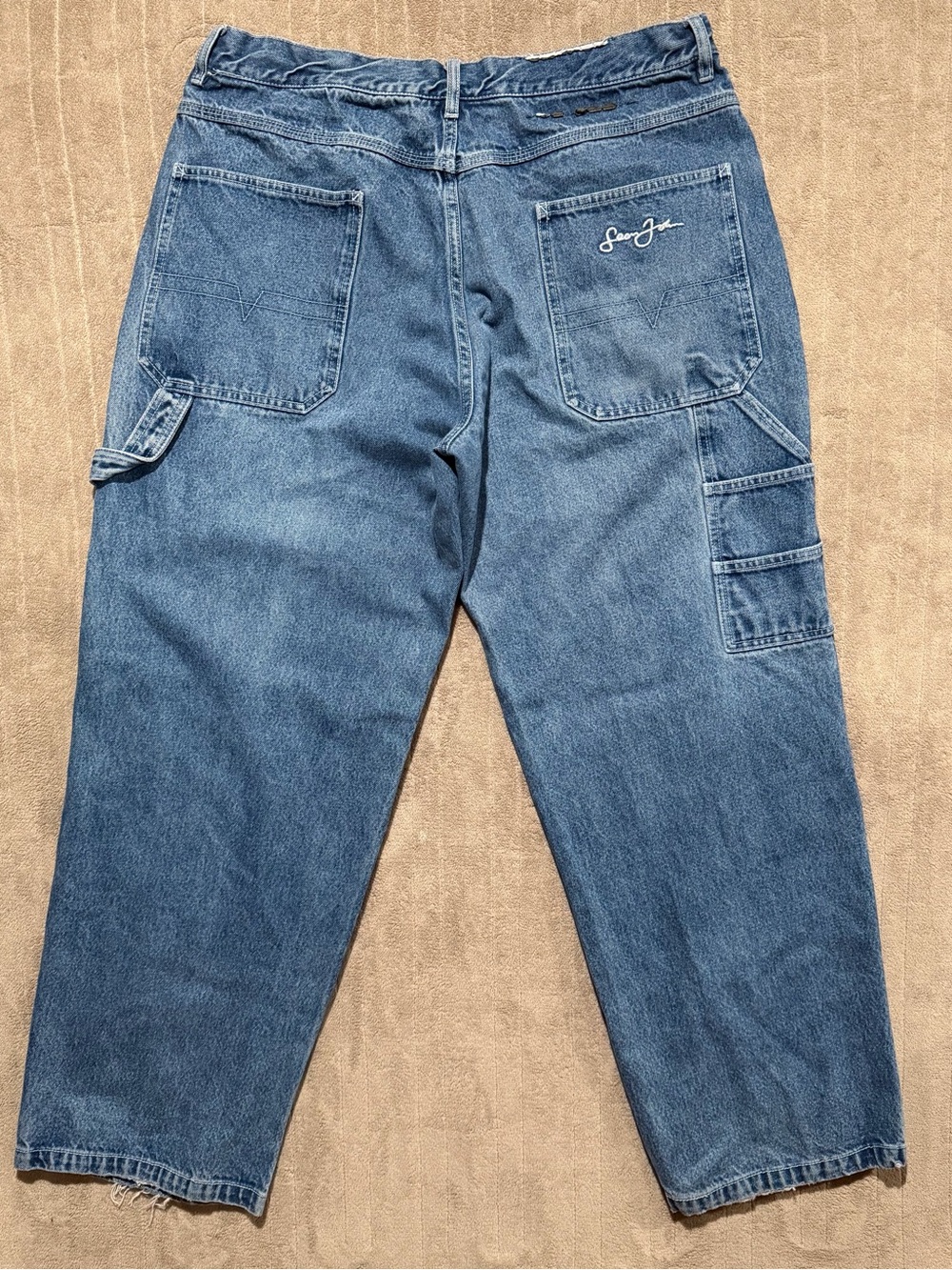 Vintage Sean John 40x32 Y2K Hip Hop Skater Fit Baggy Jeans Grunge Punk Carpenter